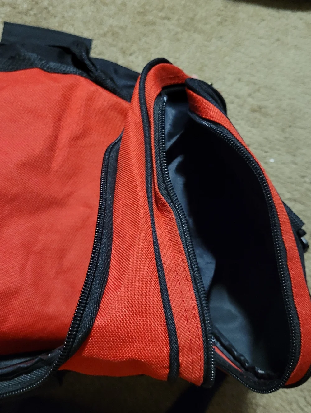 NCA Leadership Black and Red Carry Bag